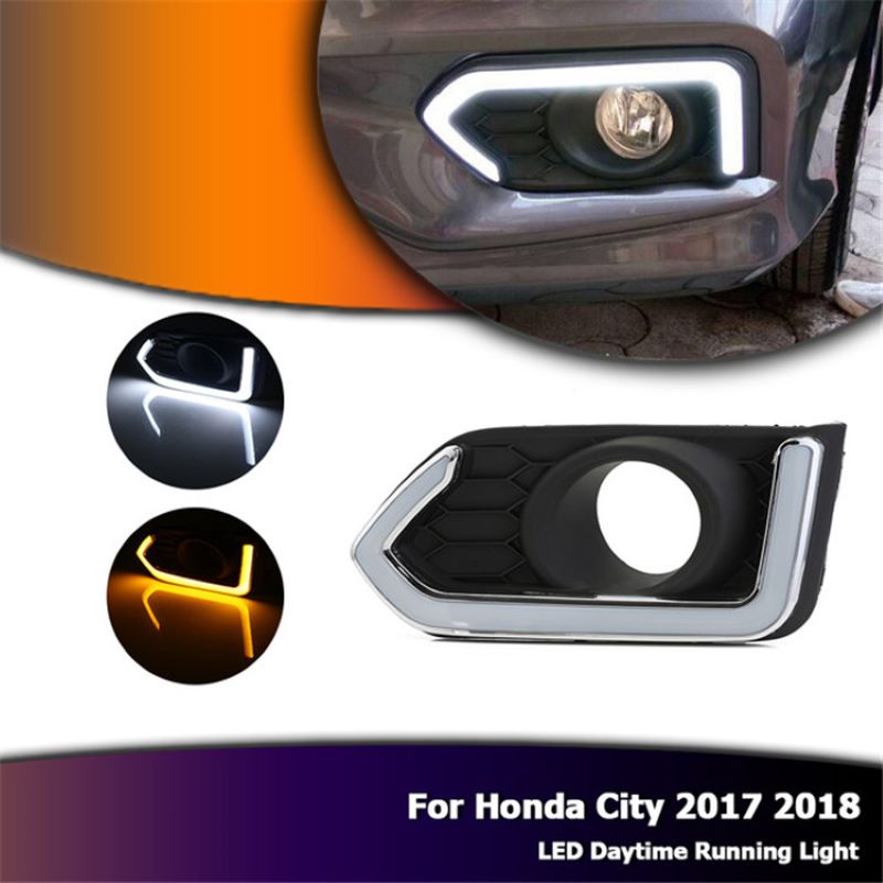 Päiväsaikaan kuluva valo Honda City 2017',2018,Foglamp for Honda City 2017~2018 DRL