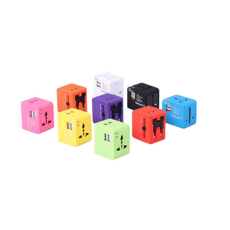 RRTRALVEL paras matkalahja universal Travel adapter, jossa on 2 usb AUS US UE UK plug kaikki yhden adapter in