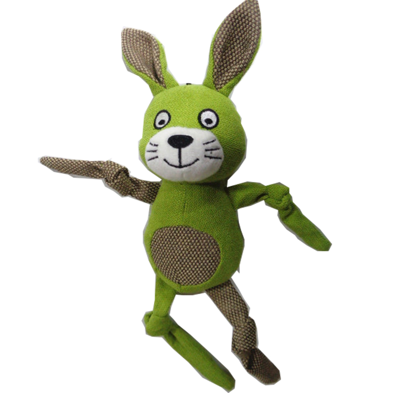 Rabbit animal forme new design plush dog pureskeleva lelu vinkuva