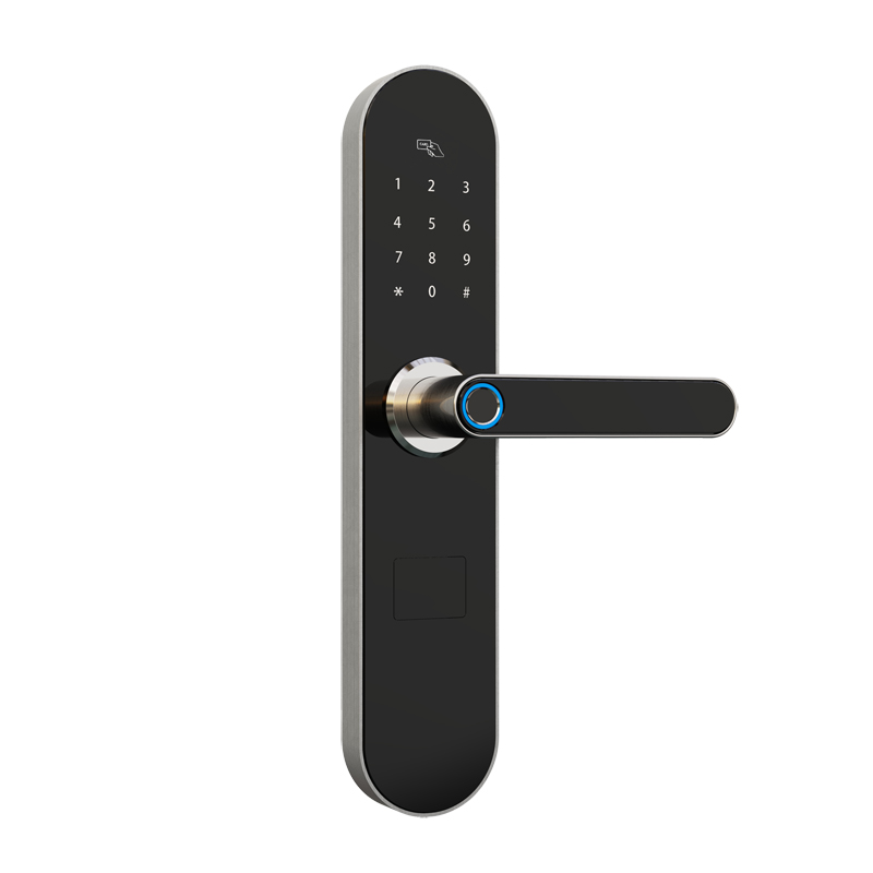 Tukku-sormenjälki -sovelluksen älykäs ovenlukko, jossa on wifi-etälukitus ja Avaa-kysely