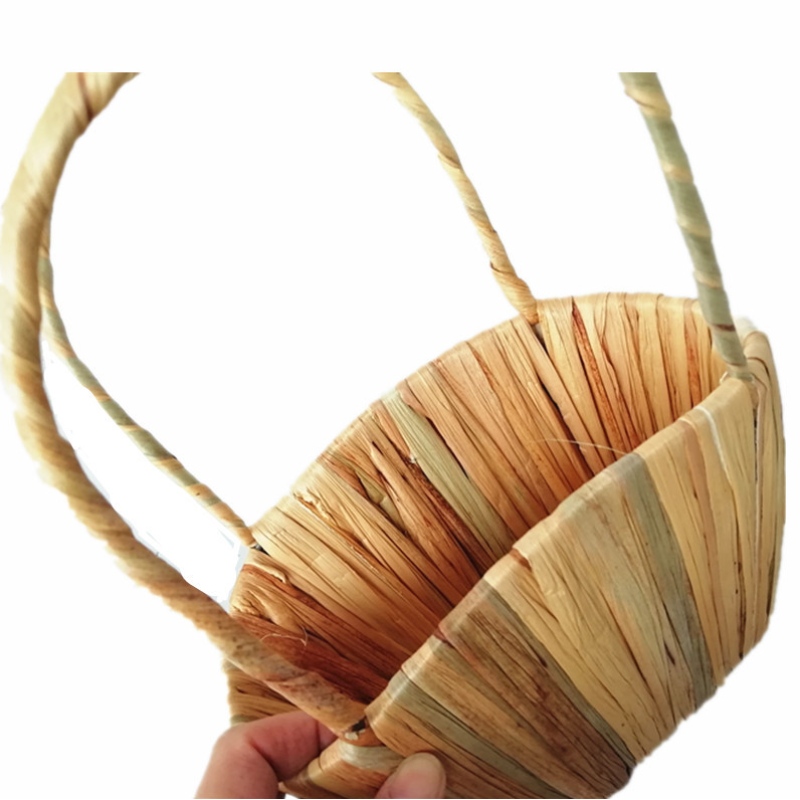 Olki kukkakori kahvalla