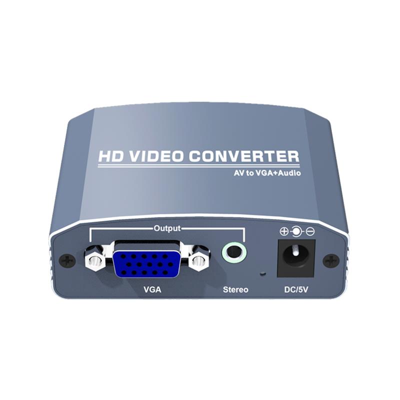 A / V - VGA + Stereo Converter -sovitin 720P / 1080P