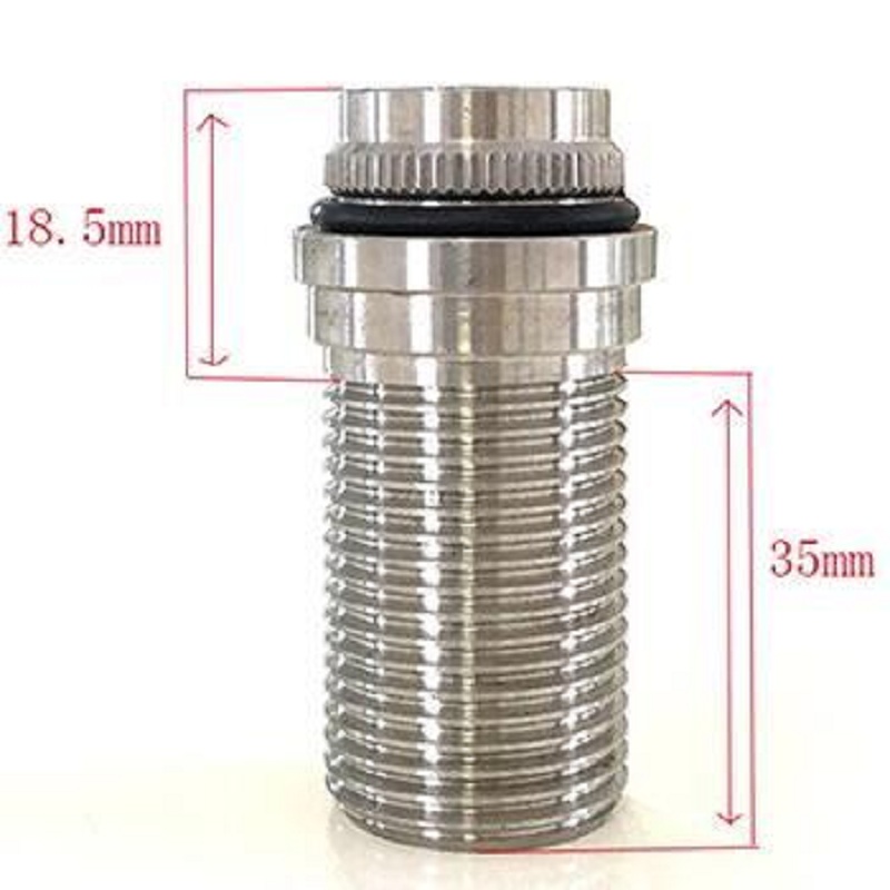 Myytävänä metalli-nikkelipäällysteinen säädettävä tap-adapteri