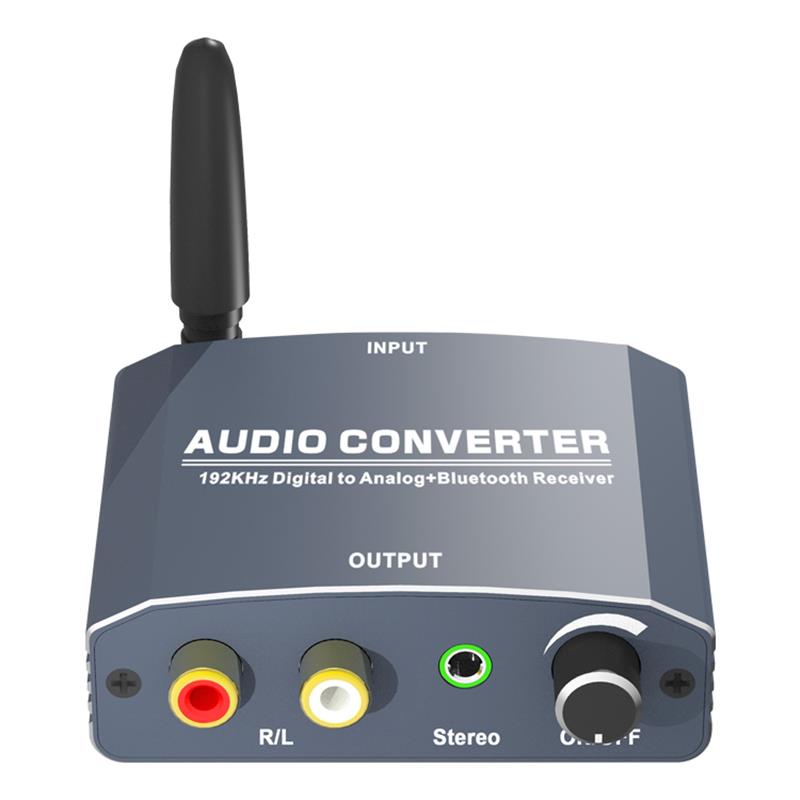 Digitaalinen analoginen äänimuunnin Bluetooth-vastaanottimen tuella 192 KHz