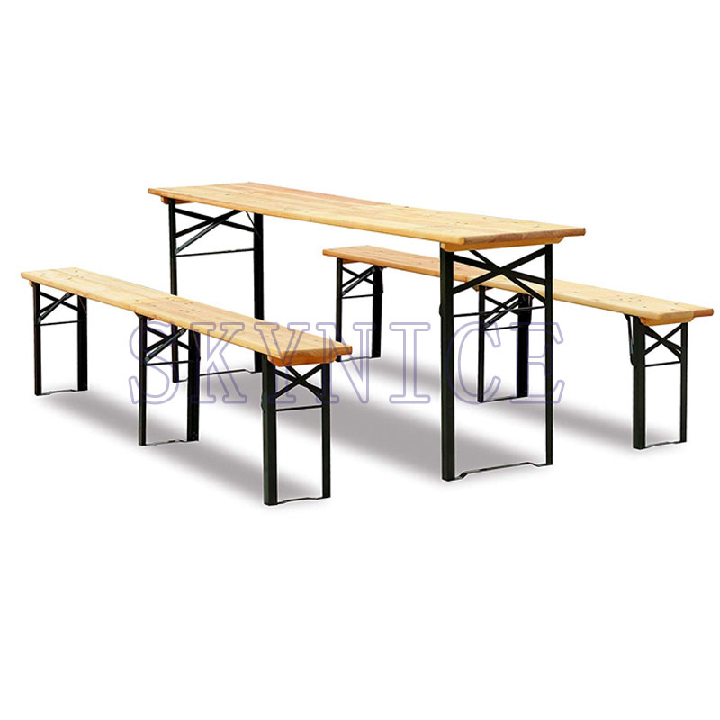 Pine Wood Outdoor-olutkalustepöytä ja tuolit