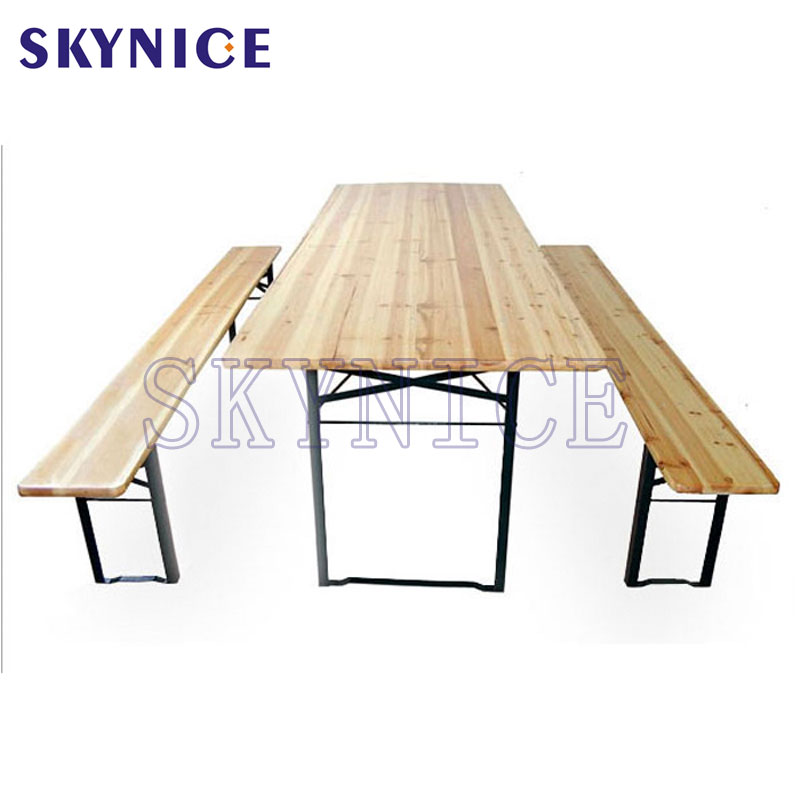 Hot Salee Picnic Wood Beer Table Sets