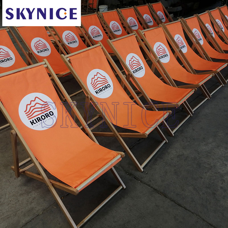 Outdoor Wooden Furniture Antique Fodding Beach Chair