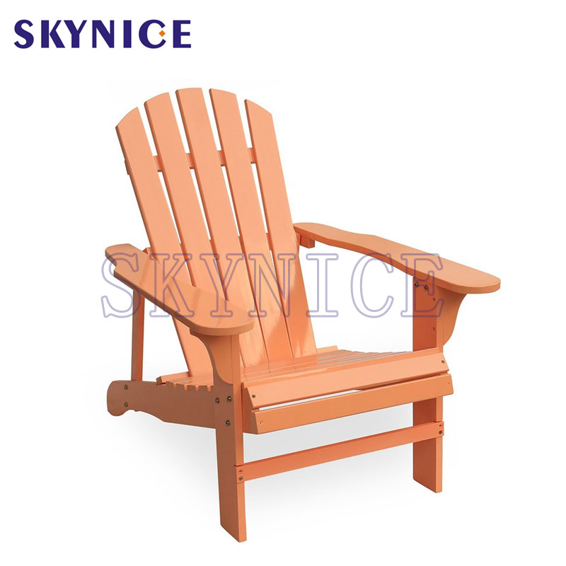 Yksinkertainen Retro Outdoor Beach Garden Balcony Wood Adirondackin tuoli