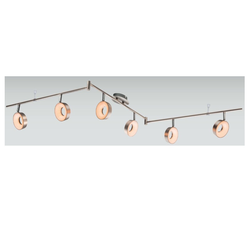 Korkeajännitteinen LED-pilkkulamppu-6, jossa on ympyrän muotoinen muovisävy