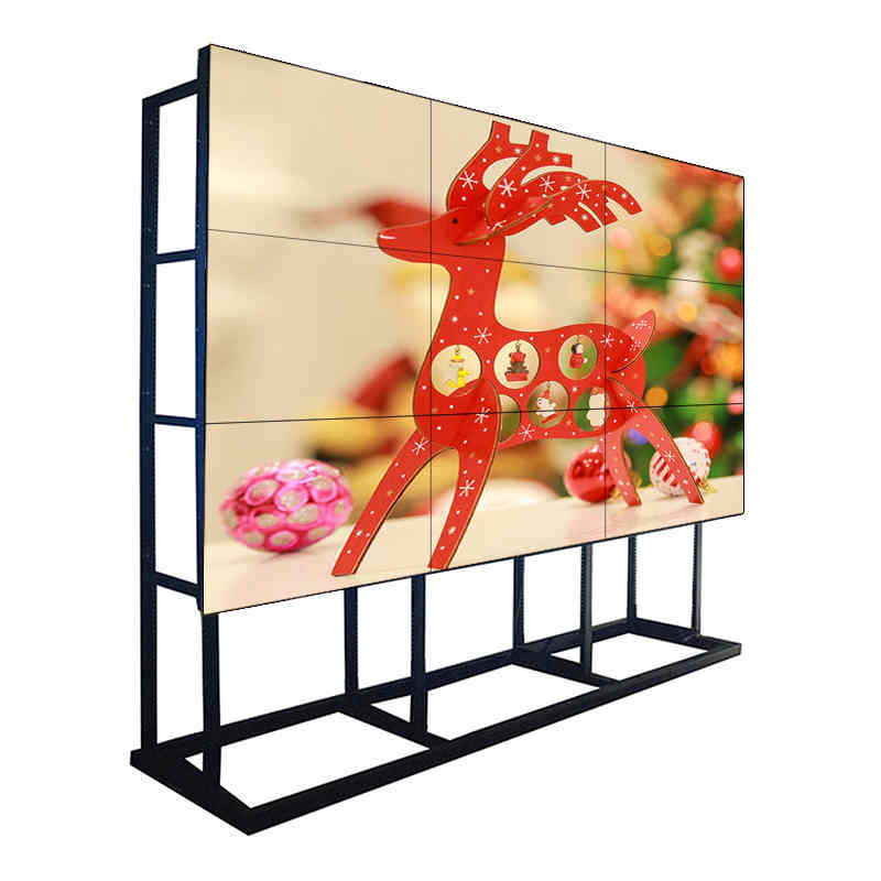 55 tuuma 0.8mm bezel 700 NIT LC LCD Video Walls System Monitor Display for Command Center, Shopping Malli, Chain Store controller room
