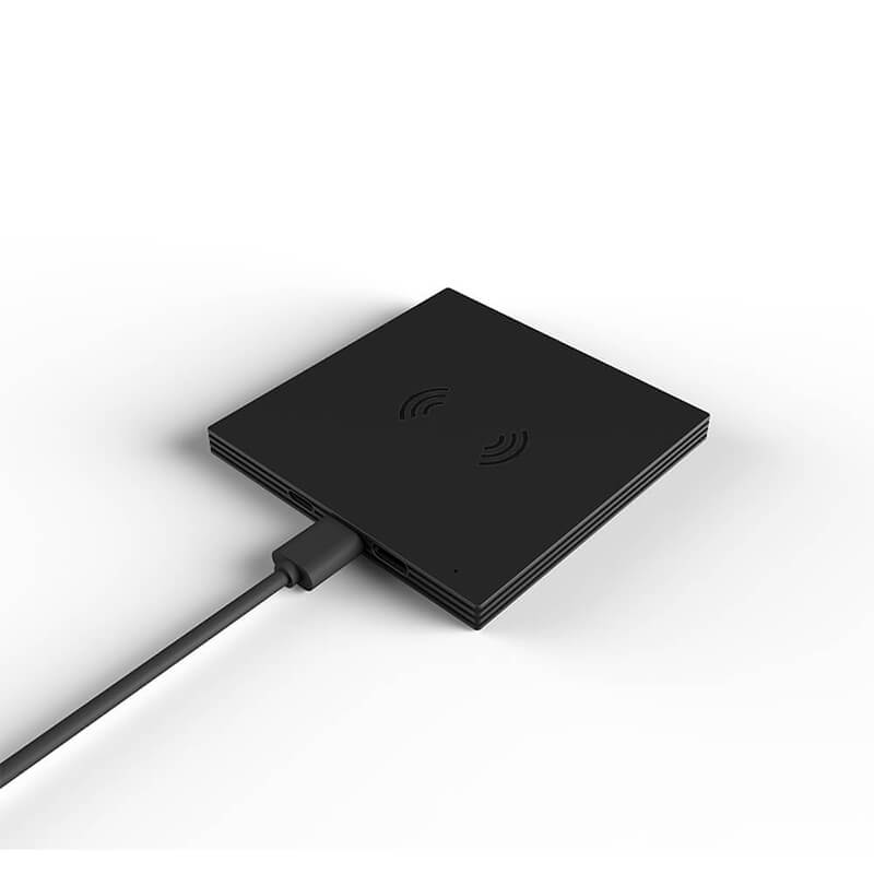 Ultraohut neliön kännykkä Langaton Charger Station