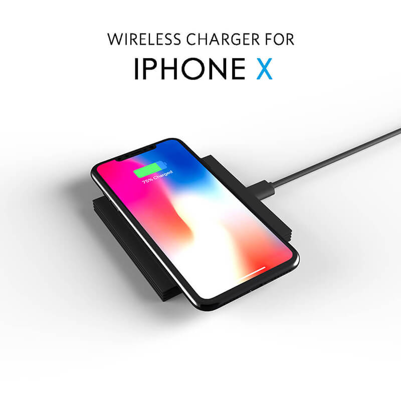 Ultraohut neliön kännykkä Langaton Charger Station