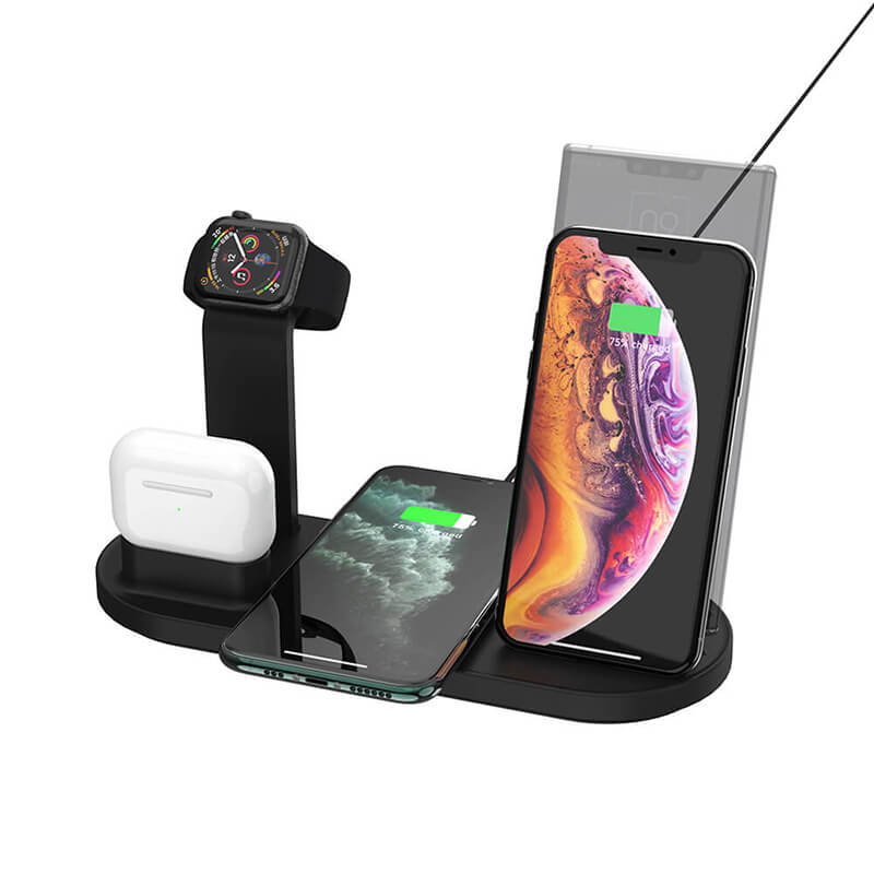 5 In 1 Wireless Charging Station (iPhone, Androidipuhelin, Airpods ja Apple Watch)