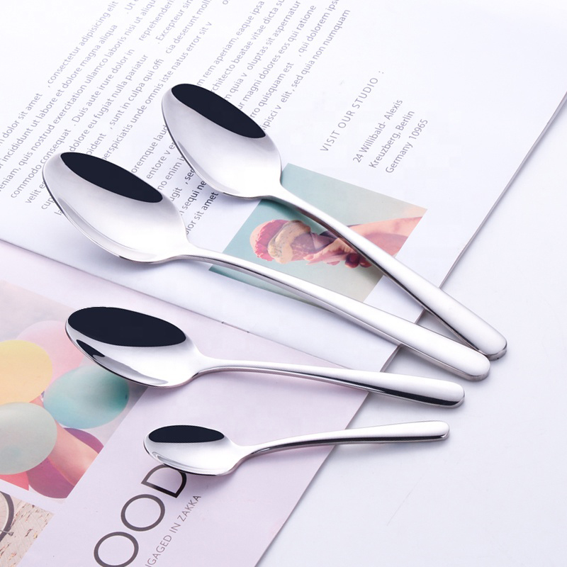 Flatware Set Stainless Steel Tableware Metal Cutlery for Hotel