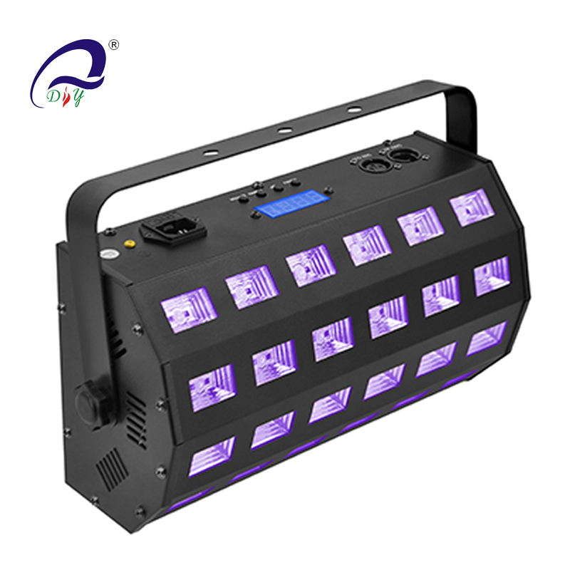 LED-UV24DMX LED UV musta valo diskoa ja joulua varten