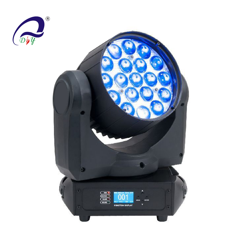 PL-65 19pcs*12W led Zoom Moving Head Light for place and disco