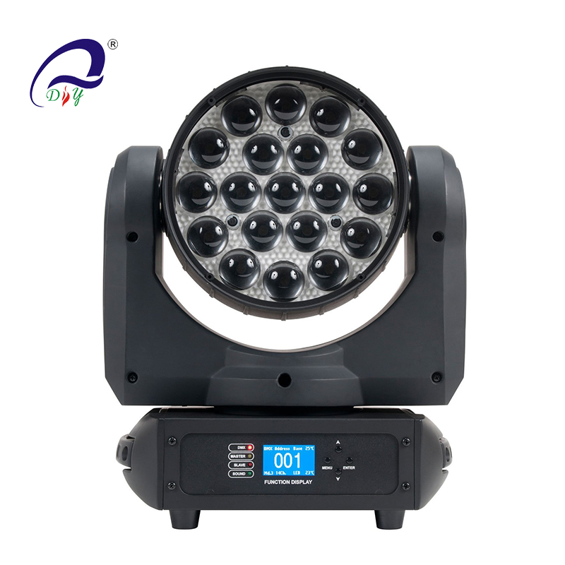 PL-65 19pcs*12W led Zoom Moving Head Light for place and disco