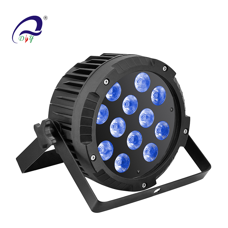 PL20 12PCS Vedenkestävä IP65 LED Par- vaiheen valo