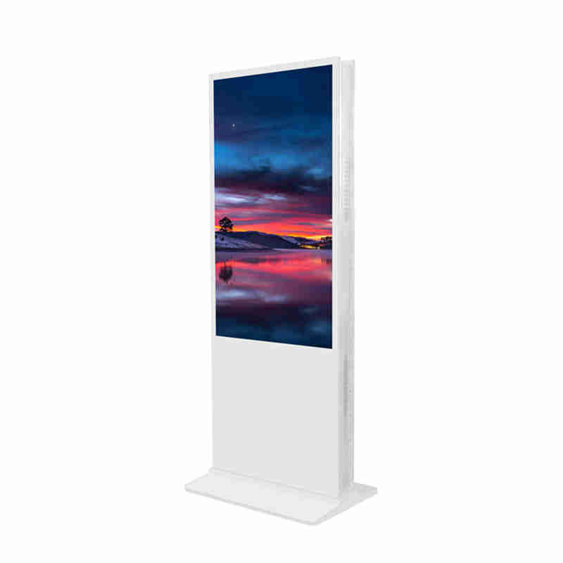 49 tuuma Lattia Upstanding Double Sided Digital Signage Advertising Player Billboard for shoppailukeskus, ketjukauppa ja pankkiaula