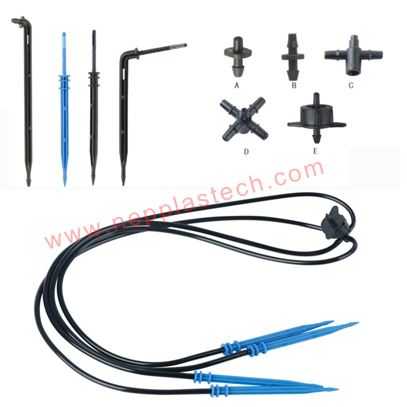 kasvistilan tiputuskastelujärjestelmä vedenpaineen kompensointi kastelu dripperit