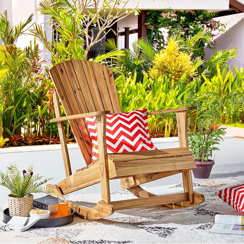 Adirondack keinu tyyli tekee tuolin tyylikäs ja mukava