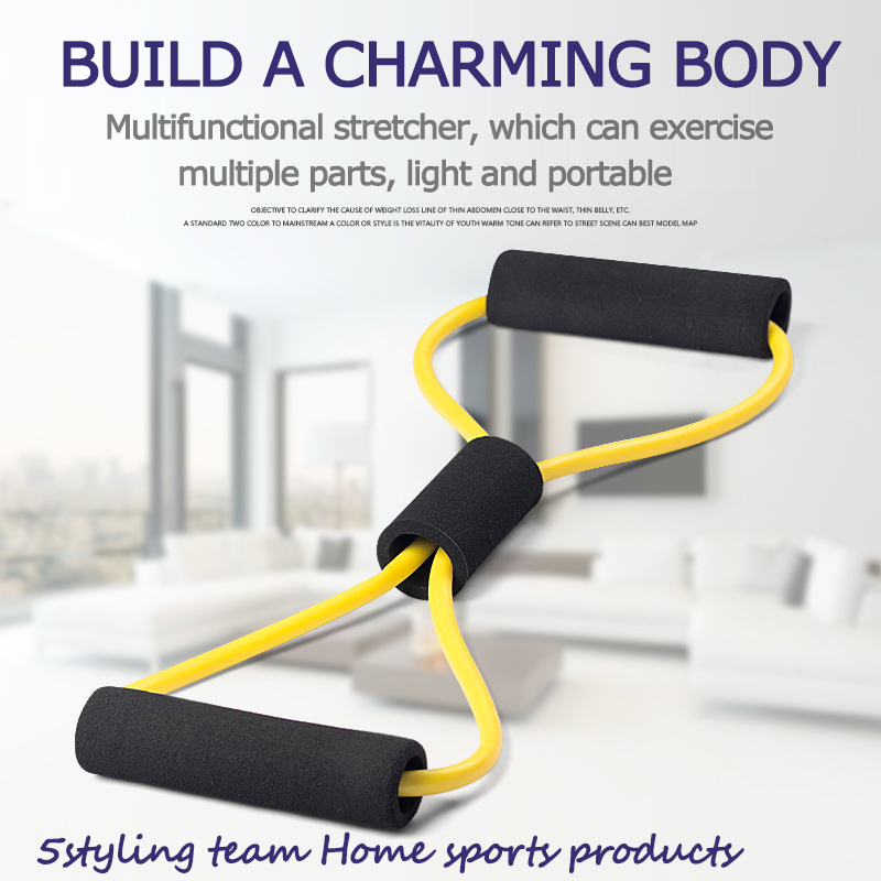 Valmistaja\ n suora myynti 8-kulmainen paari TPE tencile tube latex apport fitness equipment
