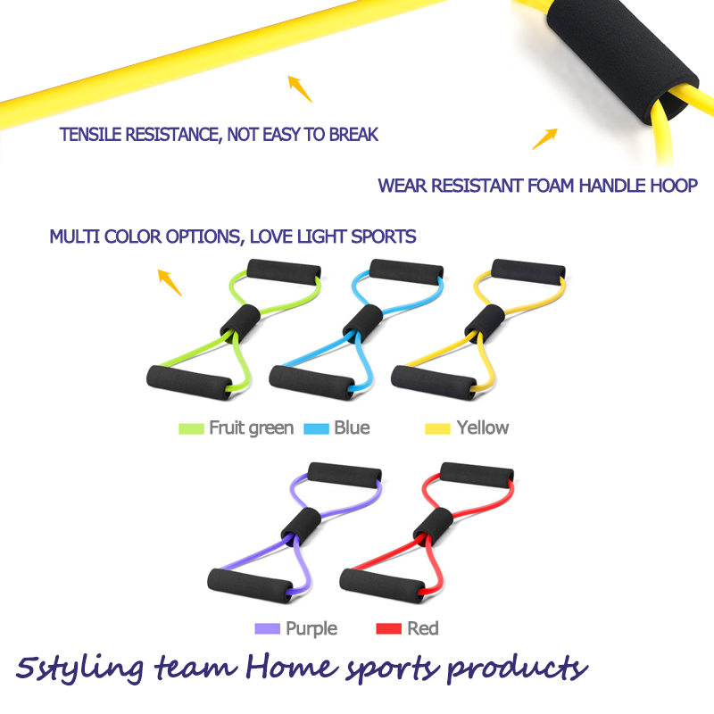 Valmistaja\ n suora myynti 8-kulmainen paari TPE tencile tube latex apport fitness equipment