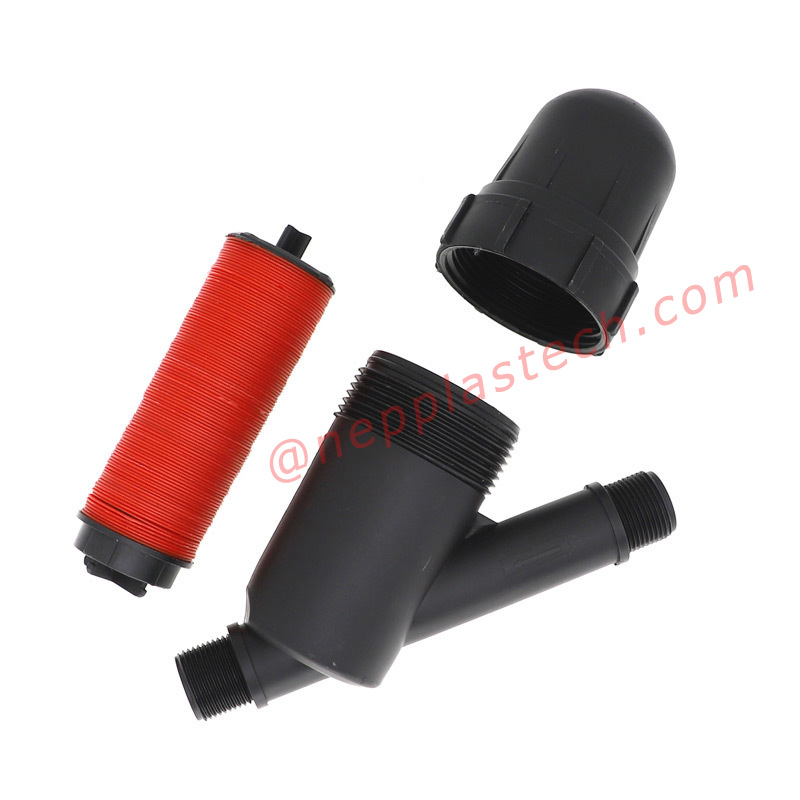 1 tuuman maatalouden tippa-irrigaiton-järjestelmä kiekkosuodattimet puutarhamaisema kastelu-näytön suodattimet Y-tyyppi