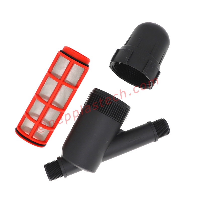 1 tuuman maatalouden tippa-irrigaiton-järjestelmä kiekkosuodattimet puutarhamaisema kastelu-näytön suodattimet Y-tyyppi