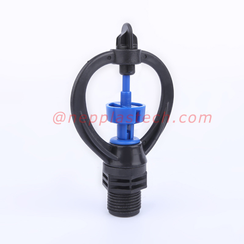 360 suihke Keskipitkän matkan koko pyöreät mikrosprinklerit, 3\/4-tuumainen Nurmikon kastelukiertosprinkleri