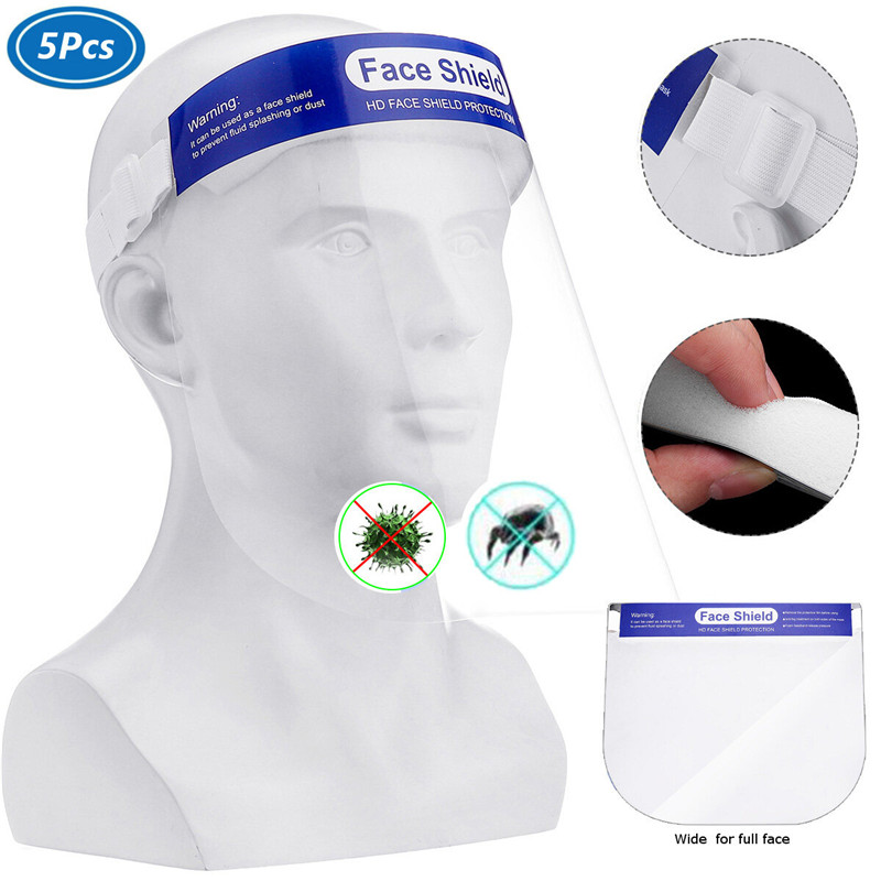 Plastiikkakasvosuojus Saliva-esto Windstode Dustyplace Safety Face Shield Full Face Shield Face Factor Face Cover Men Women