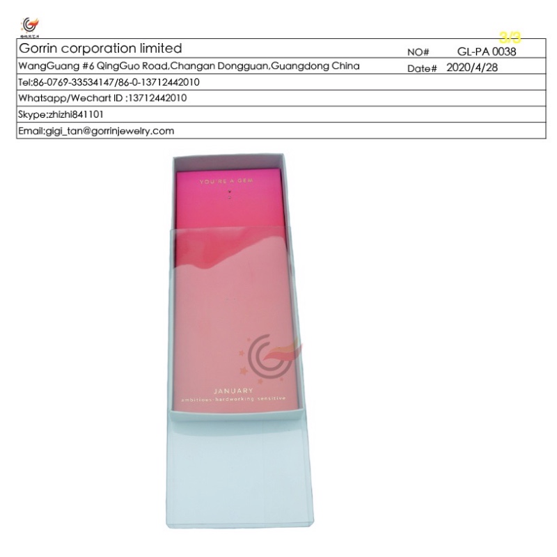 Gl-pa0038 Avaimenketjun pakkaus