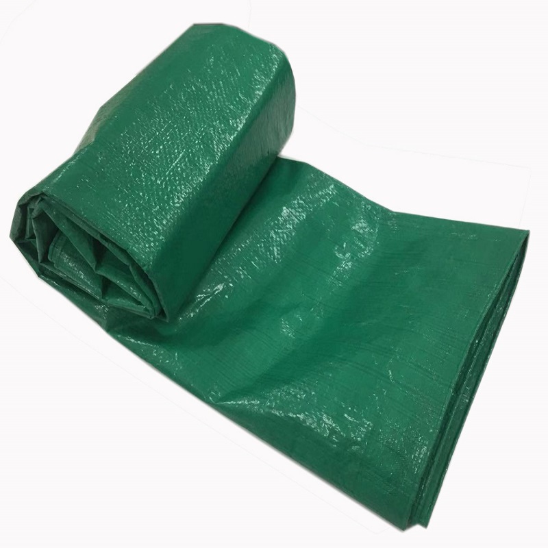 HDPE Fabric Prespaulin kudottu kangas, LDPE Laminoitu PE pressu, valmis pressu