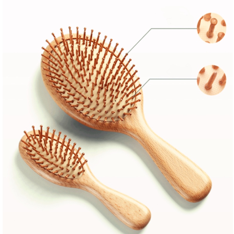 3 Pala Comb Kit Scalp hieronta sprag curl comb antistaattinen ilmatyyny meikki, muokattu