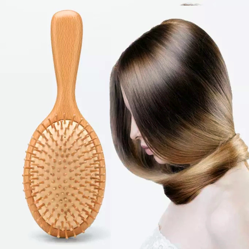 3 Pala Comb Kit Scalp hieronta sprag curl comb antistaattinen ilmatyyny meikki, muokattu