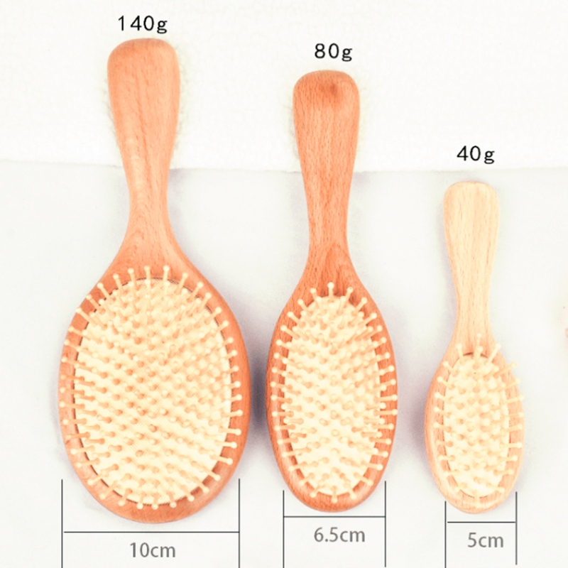 3 Pala Comb Kit Scalp hieronta sprag curl comb antistaattinen ilmatyyny meikki, muokattu