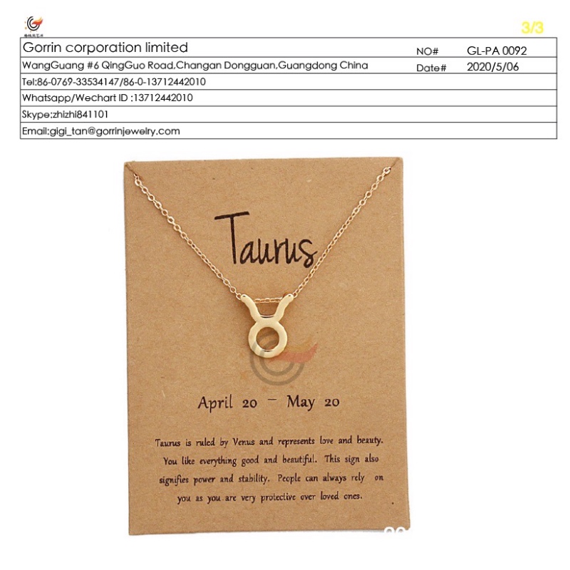 Gl-PA0092 kaulakorukortti