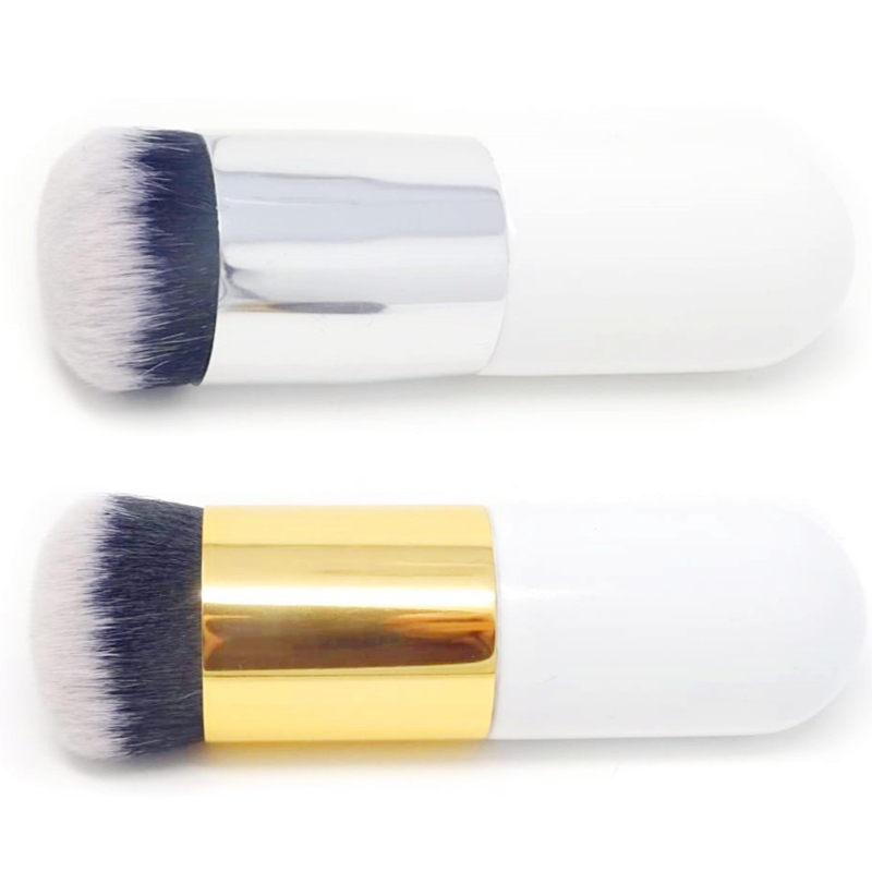 BELUXUR 2PCS Kannettava Big Round Head Makep Brush Brush Foundation Brush Blush Brush Face Powder Brush Powder Brush BB Kerma Brush for Daily Use or Travel