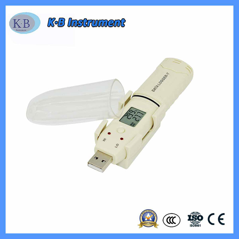 GM1366 Korkealaatuinen USB Digitaalinen kosteus ja lämpötietojen loki Digitaalinen lämpötallennin Lämpömittari