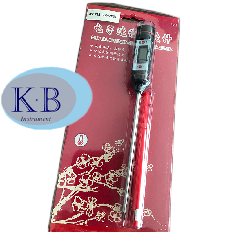 Liha Lämpömittari Välitön Lukeminen Kypsentäminen Digital Food Probe Thermometer Pocket Therometri BBQ Kitchen Use