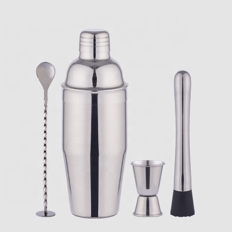 700ml ruostumatonta terästä tanko asettaa ammattilais cocktail ravistelija set baarimikko