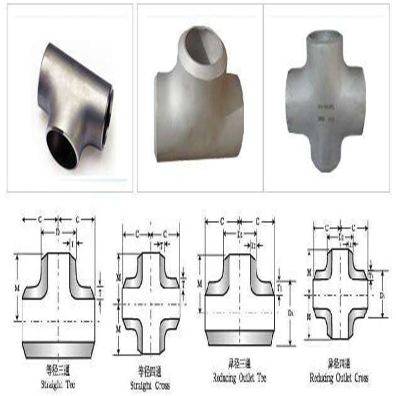 Butt Weld Cross T-paidat