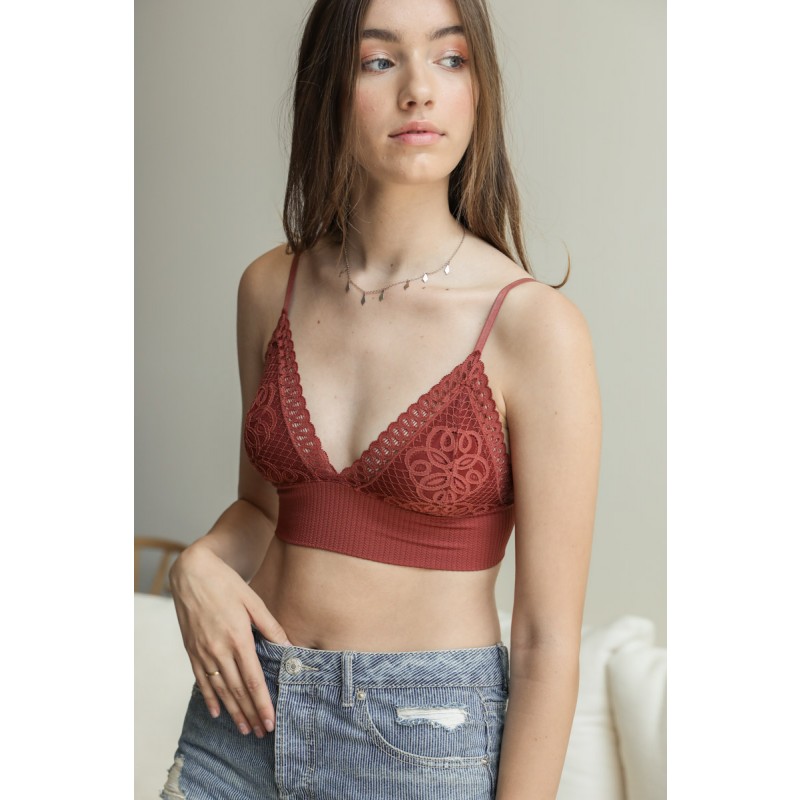 GA-5524 Vyötärön silmukka LACE BRAMI Saumaton Sexy Alusvaatteet