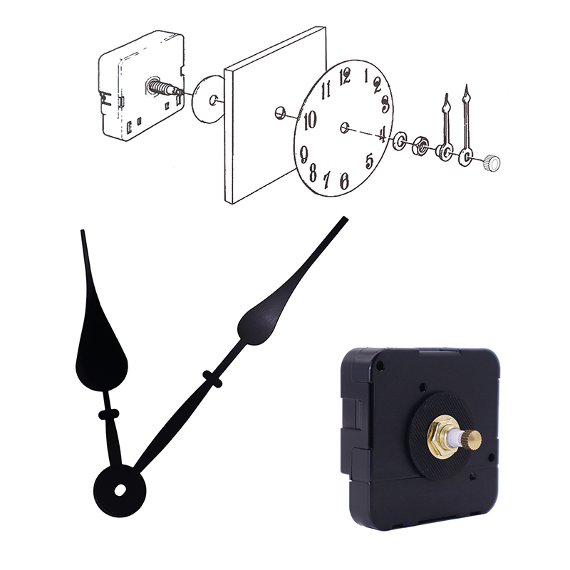 15mm suuri vääntömomentti I akselikellon liike ja HR2057 mustan kellon kädet