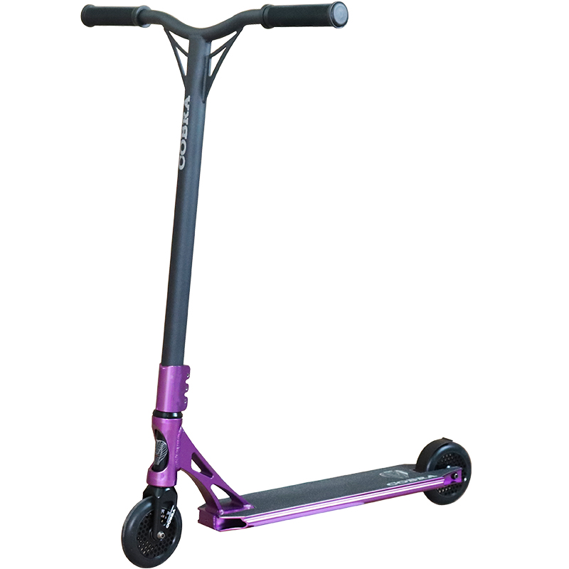 120mm stunt skootteri (anodisoitu violetti)