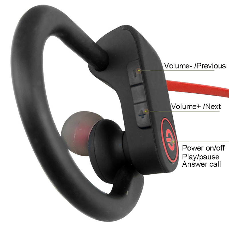 Huippuluokan, ilmakehän mukavat, langattomat Bluetooth-kuulokkeet