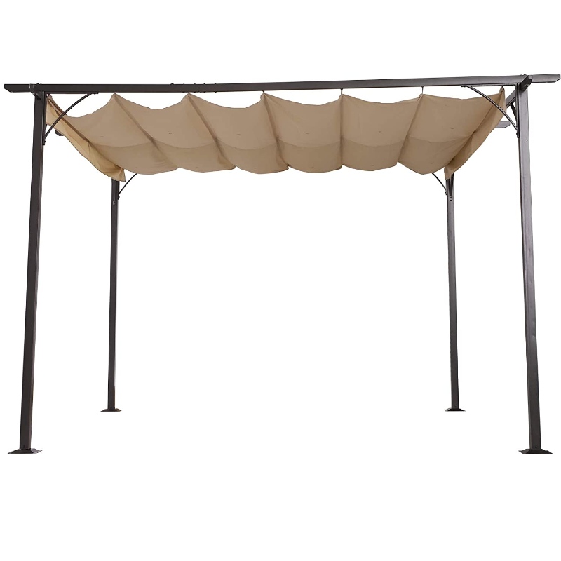 Retractable Pergola ja Canopuy Outdoor Gazebo