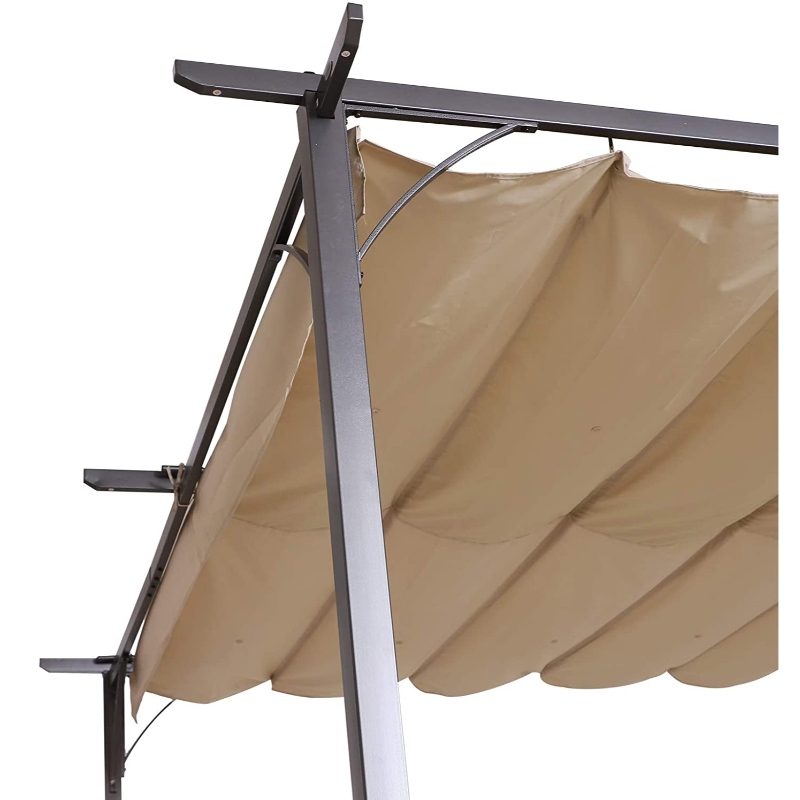 Retractable Pergola ja Canopuy Outdoor Gazebo