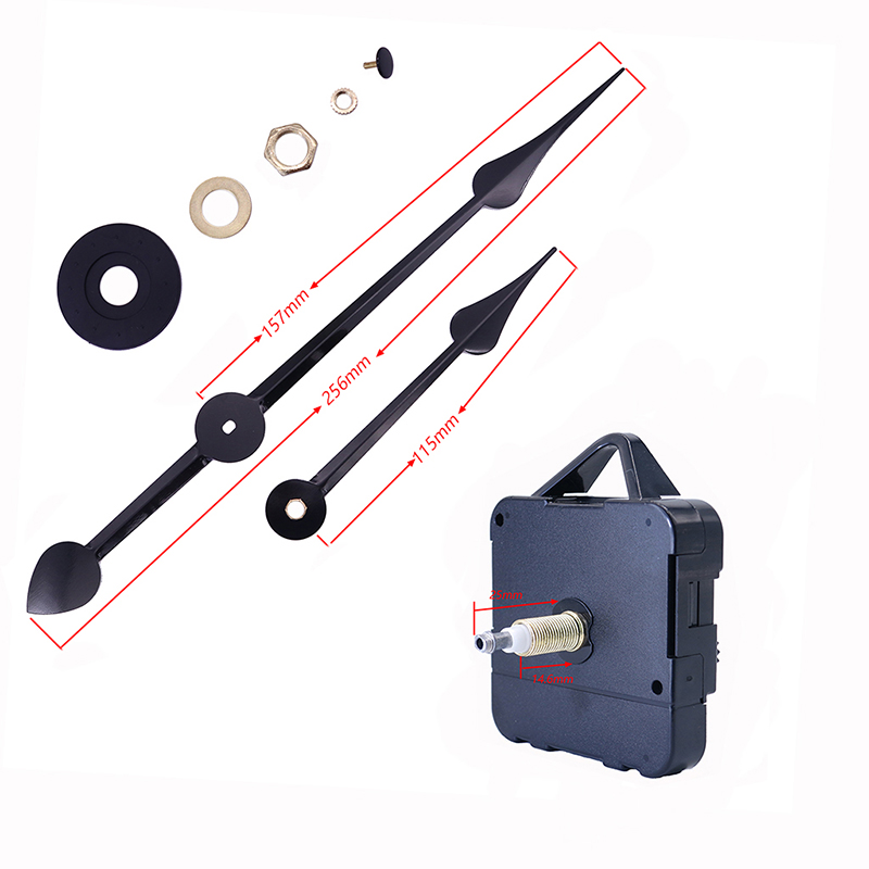 HR1688 23mm suuri vääntömomentti I akselin seinäkellojen liike ja kellokädet