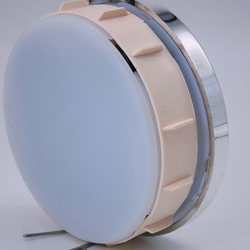 halkaisija 80mm. hopeavärinen tutkimushuoneen seinän seinään sijoitettu